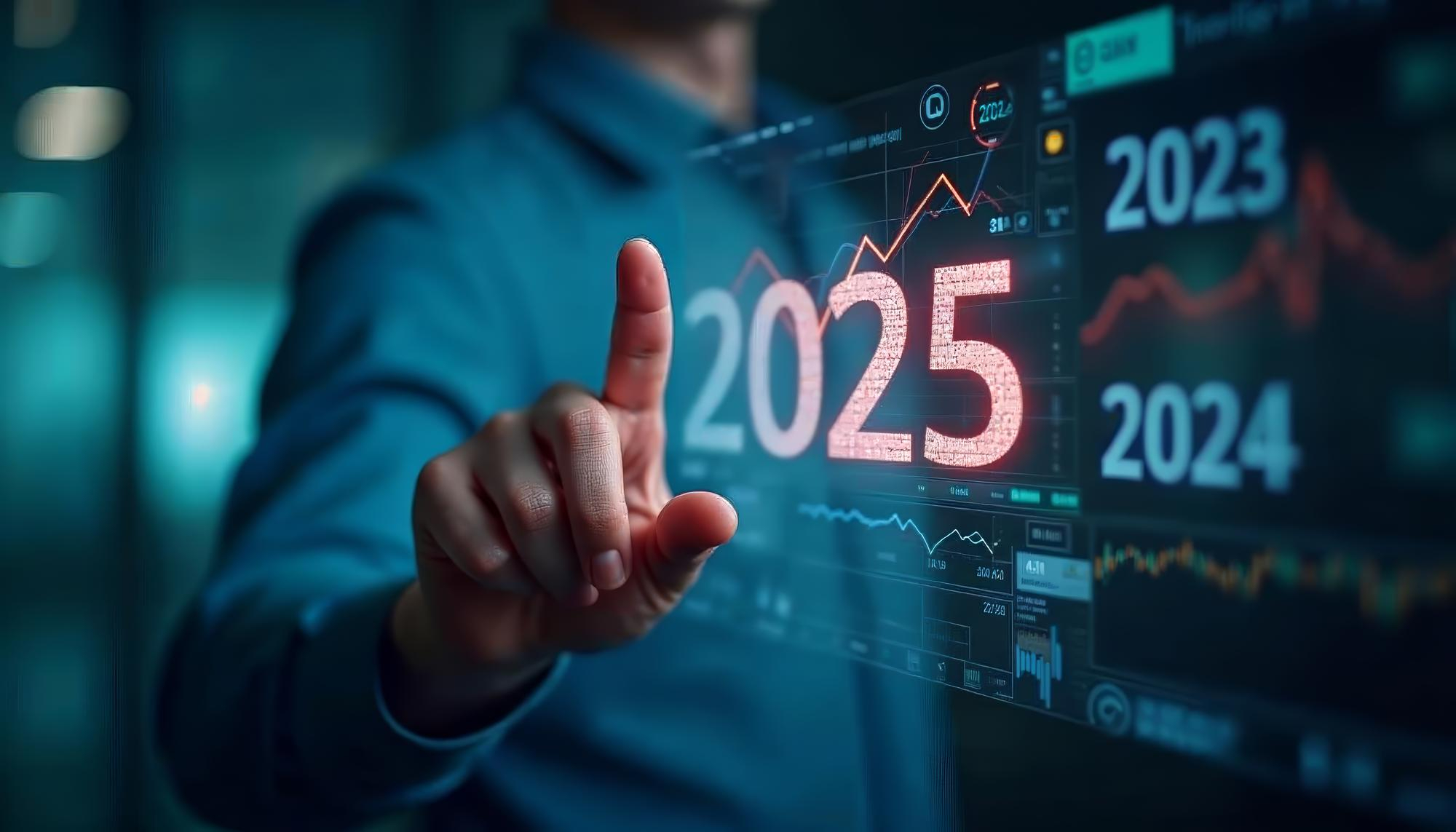 Illustration des chiffres clés et tendances du marché de l'audition en 2025, avec une progression graphique année après année.